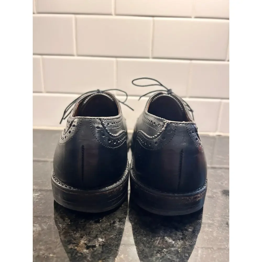 Allen Edmonds Men's Leather Sanford Cap Toe Oxford Dress Shoes Black Size‎ 8.5